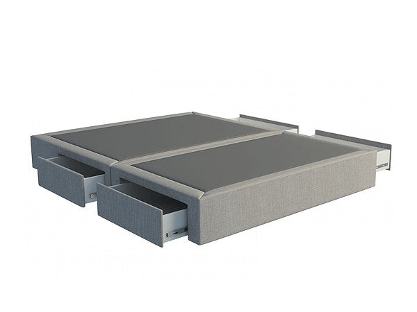 Emily Single 2 Drawer Base - Cement