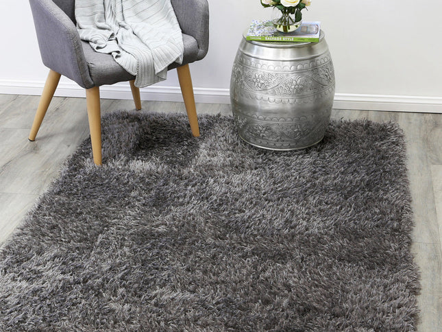 Flokati Super Soft Ultra Thick Shag Rug Charcoal