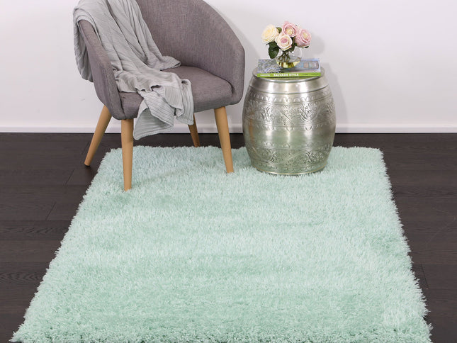 Flokati Super Soft Ultra Thick Shag Rug Light Blue