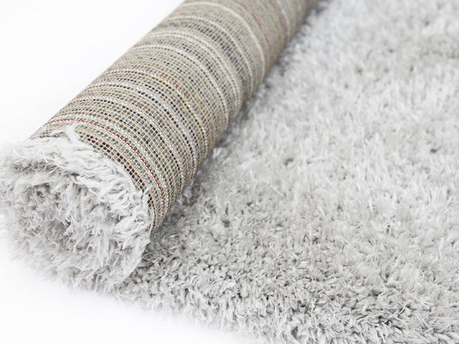 Flokati Super Soft Ultra Thick Shag Rug Silver
