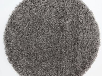 Flokati Super Soft Ultra Thick Charcoal Shaggy Round Rug