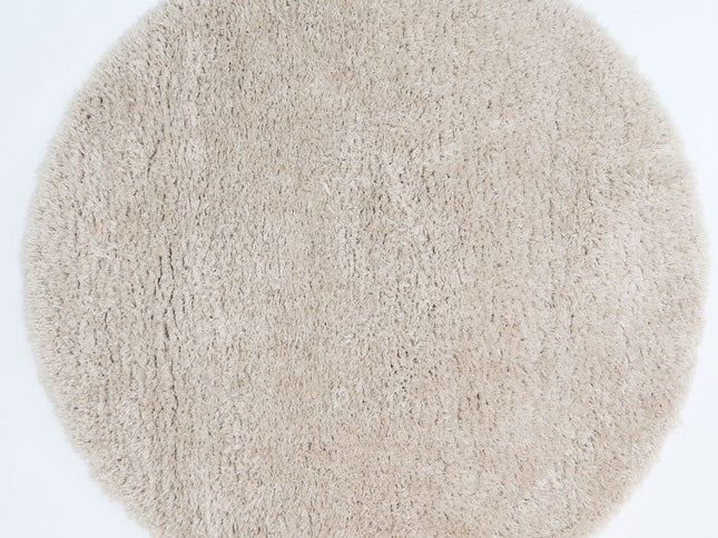 Flokati Super Soft Ultra Thick Cream Shaggy Round Rug