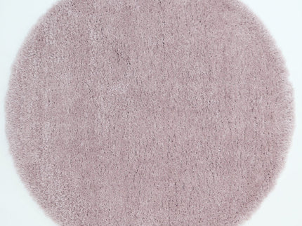Flokati Super Soft Ultra Thick Pink Shaggy Round Rug