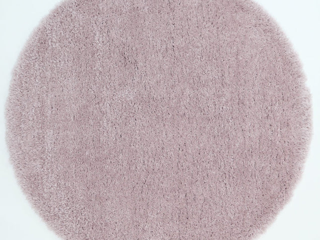 Flokati Super Soft Ultra Thick Pink Shaggy Round Rug