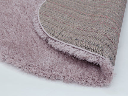 Flokati Super Soft Ultra Thick Pink Shaggy Round Rug