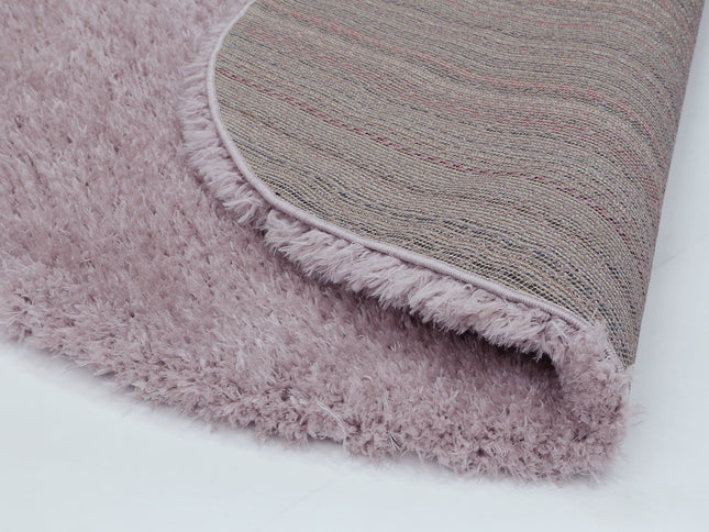 Flokati Super Soft Ultra Thick Pink Shaggy Round Rug