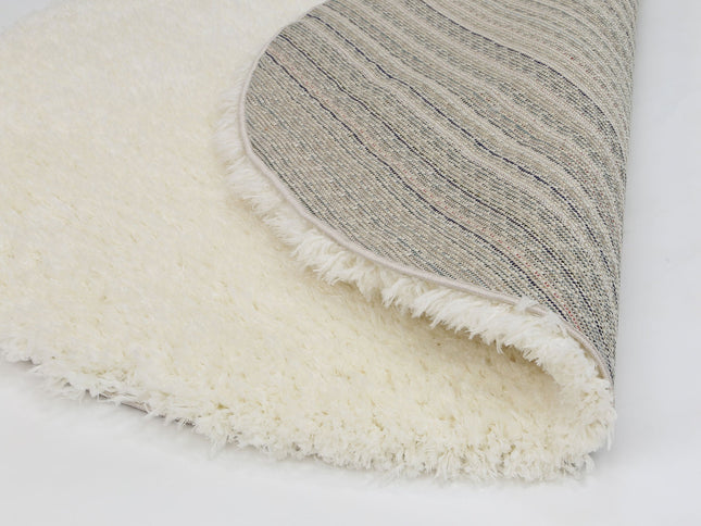 Flokati Super Soft Ultra Thick White Shaggy Round Rug