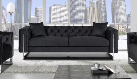 New Fendi 3 Seater - Black