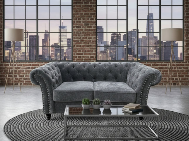 Finnegan  2 Seater - Charcoal