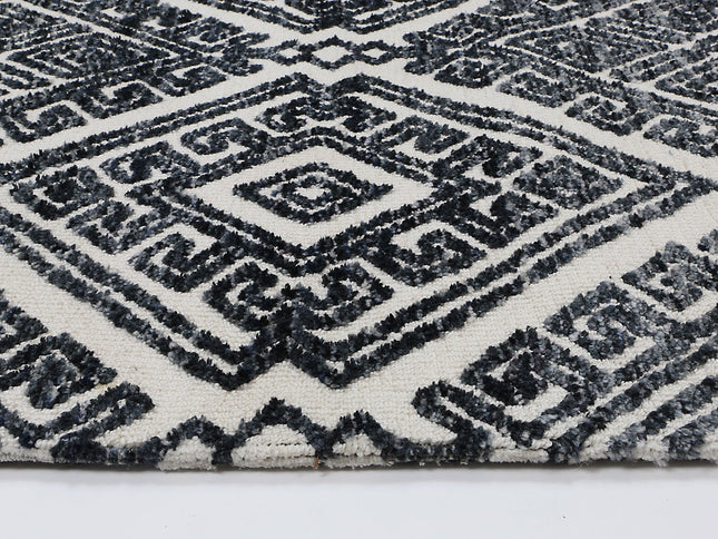 Amritsar Glenfalls Anthracite Tribal Rug