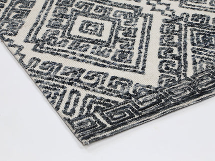 Amritsar Glenfalls Anthracite Tribal Rug