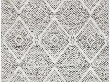 Amritsar Glenfalls Grey Tribal Rug