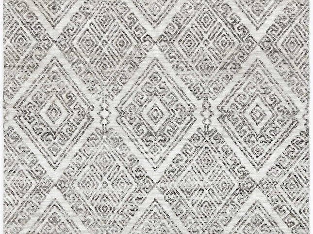 Amritsar Glenfalls Grey Tribal Rug