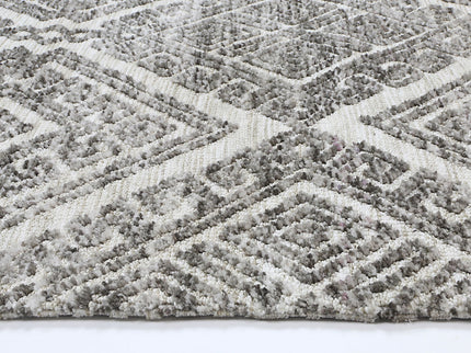 Amritsar Glenfalls Grey Tribal Rug