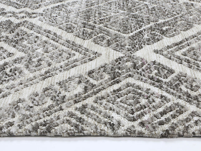 Amritsar Glenfalls Grey Tribal Rug