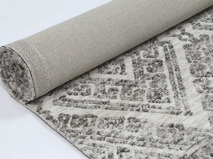Amritsar Glenfalls Grey Tribal Rug