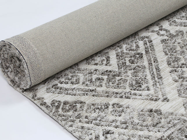 Amritsar Glenfalls Grey Tribal Rug