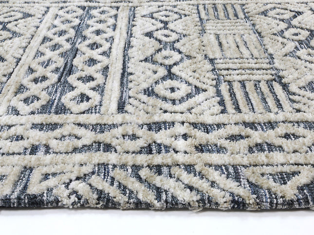 Amritsar Glenroy Blue Tribal Rug