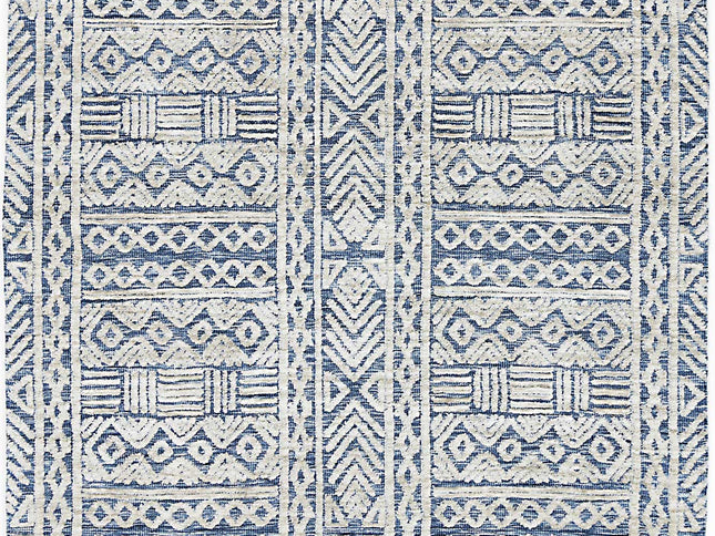 Amritsar Glenroy Navy Tribal Rug