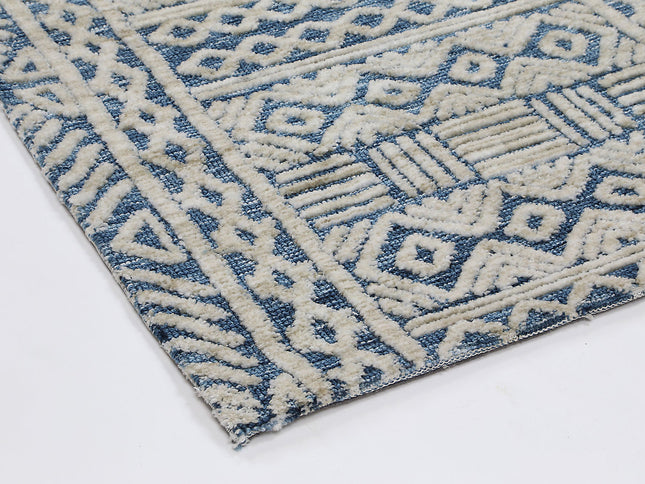 Amritsar Glenroy Navy Tribal Rug