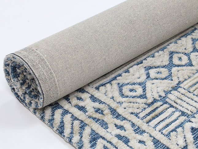 Amritsar Glenroy Navy Tribal Rug