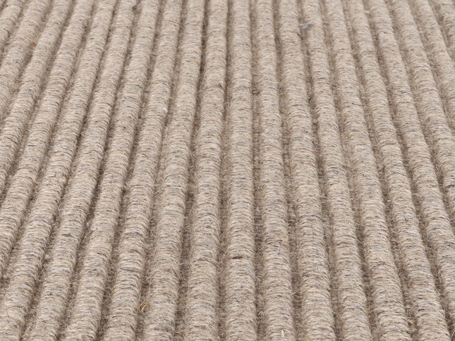 Goa Textured Wool Blend Ash Rug