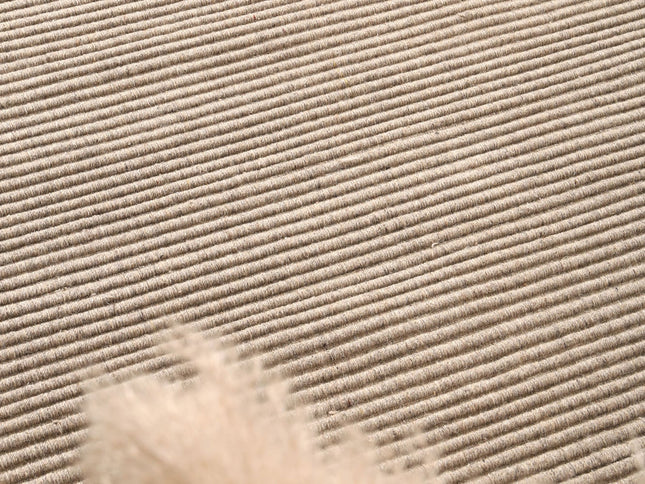 Goa Textured Wool Blend Ash Rug