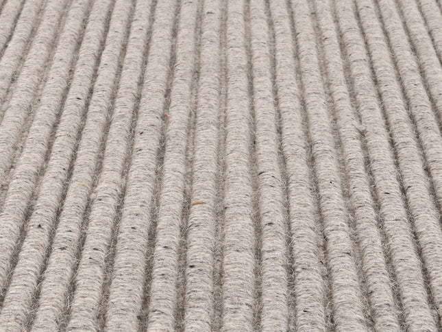 Goa Textured Wool Blend Grey Rug