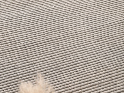 Goa Textured Wool Blend Grey Rug