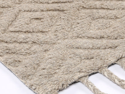 Goa Diamond Wool Blend Ash Rug