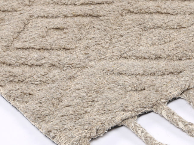 Goa Diamond Wool Blend Ash Rug
