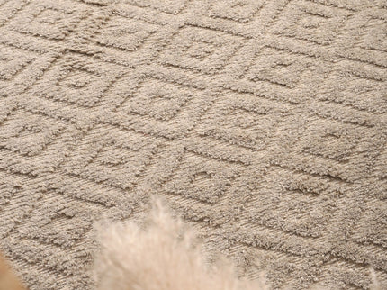 Goa Diamond Wool Blend Ash Rug