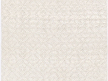 Goa Diamond Wool Blend Cream Rug