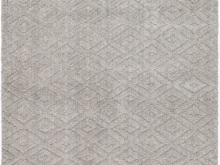 Goa Diamond Wool Blend Grey Rug