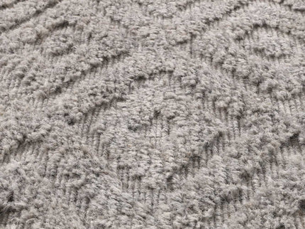 Goa Diamond Wool Blend Grey Rug