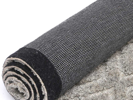 Goa Diamond Wool Blend Grey Rug