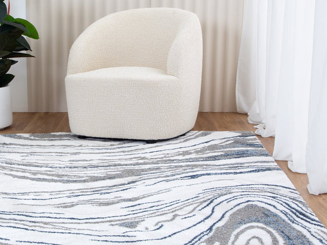Grace Opulent Abstract Polyester Rug
