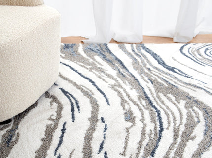 Grace Opulent Abstract Polyester Rug