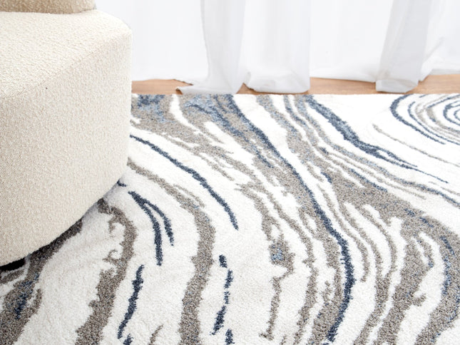 Grace Opulent Abstract Polyester Rug