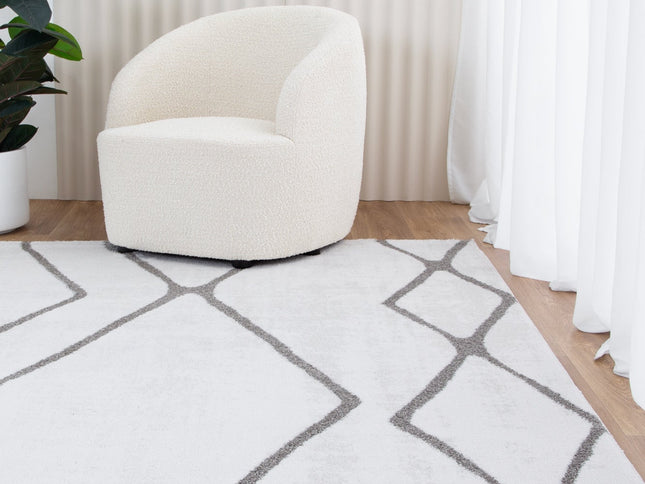 Grace Diamond Polyester Rug