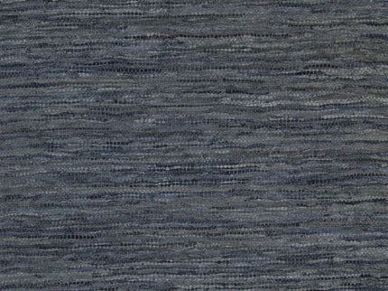 Gypsy Grey Leather Chindi Rug