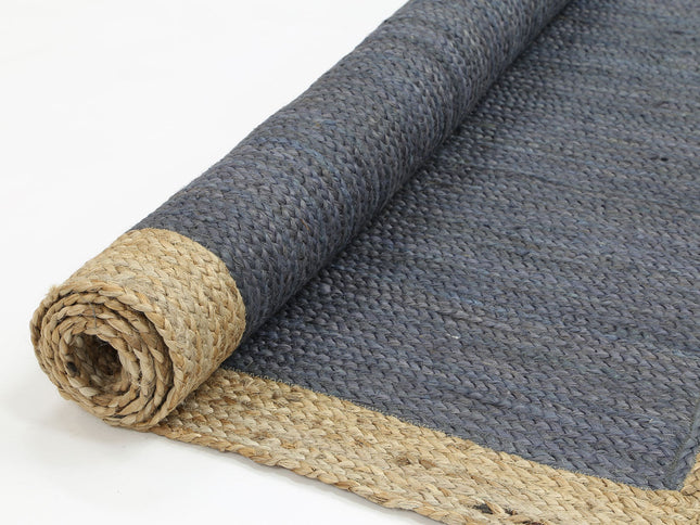 Hampton Centre Grey Jute Rug