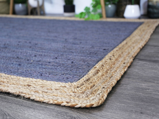 Hampton Centre Grey Jute Rug