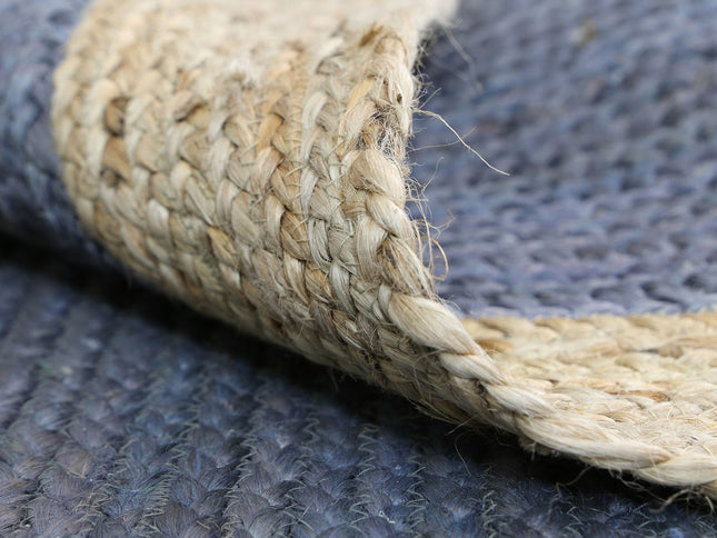 Hampton Centre Grey Jute Rug