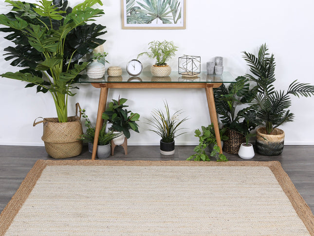 Hampton Centre Pearl Jute Rug
