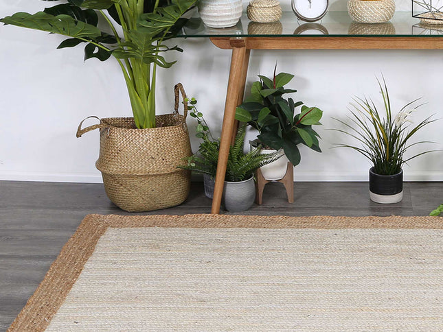 Hampton Centre Pearl Jute Rug