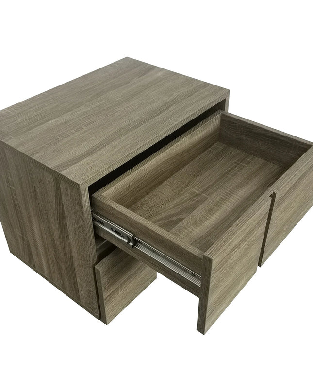 Hannah Bedside - Light Oak