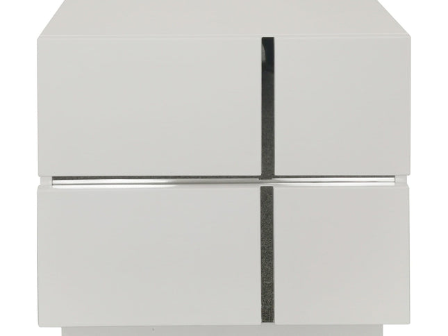 Hannah 5 Pce Double Dresser Mirror Suite - High Gloss White