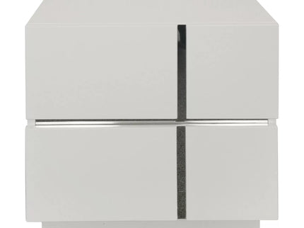 Hannah 5 PCE QUEEN DRESSER MIRROR SUITE - High Gloss White