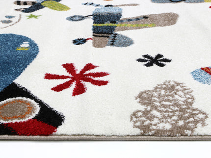 Happy Feet Flyin' High Multi Kids Rug